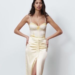 NWT satin tie dye bodysuit bloggers favorite